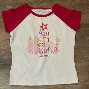 American Girl Atlanta shirt and matching doll shirt